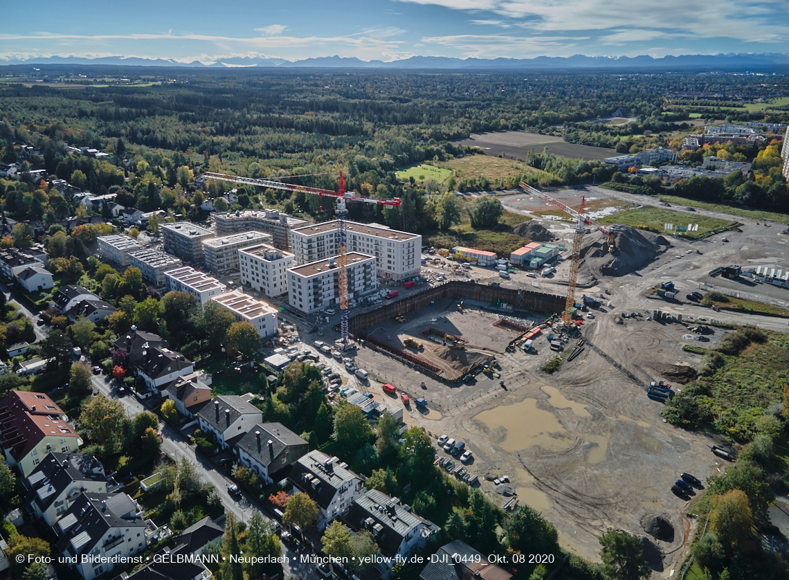 09.10.2020 - Baustelle Alexisqaurtier und Pandion Verde in Neuperlach 09.10.2020 - Baustelle Alexisqaurtier und Pandion Verde in Neuperlach